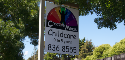 childcare logo and signage