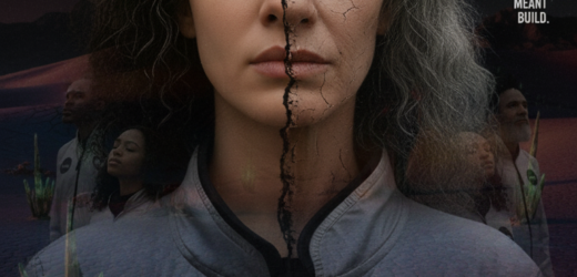 Ai generated movie poster mockup